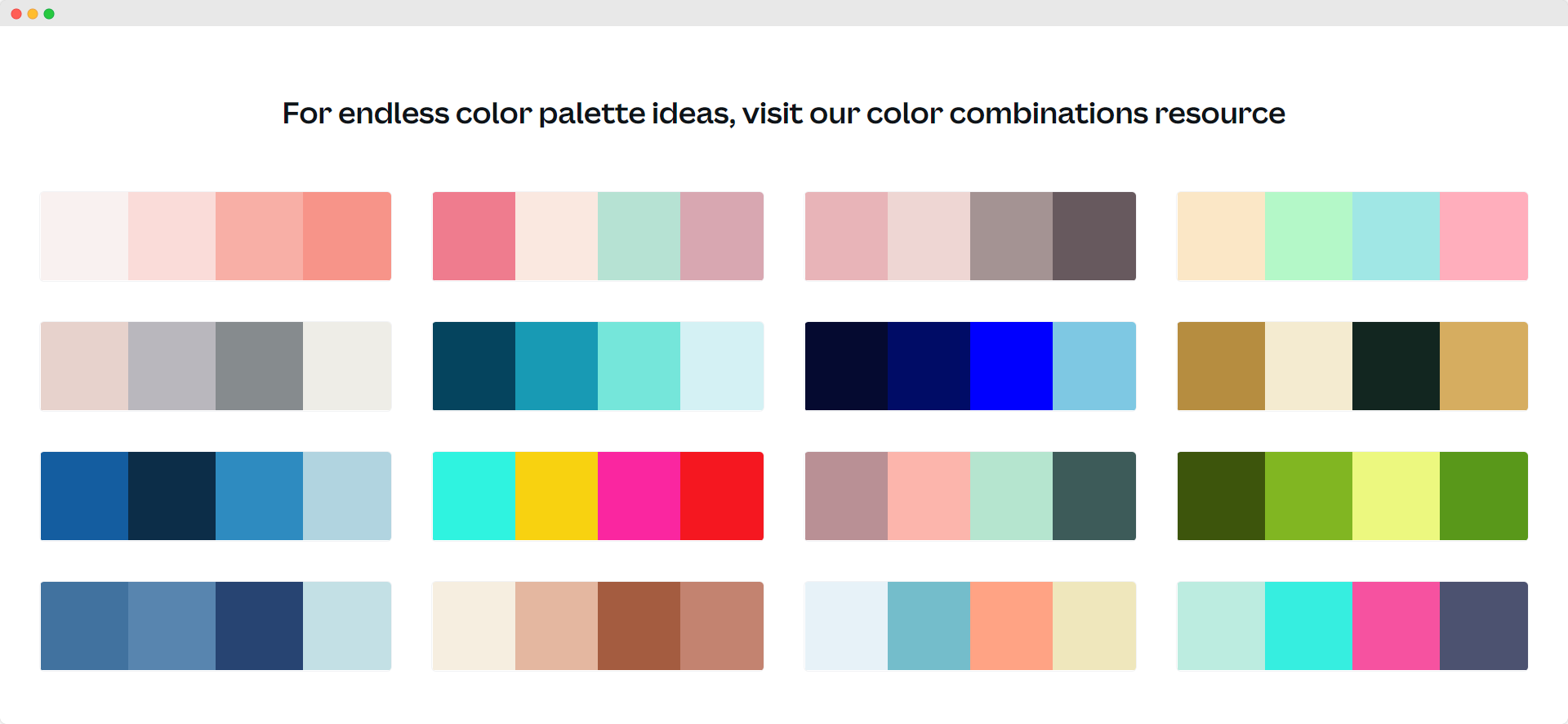 Image of Canva color picker website