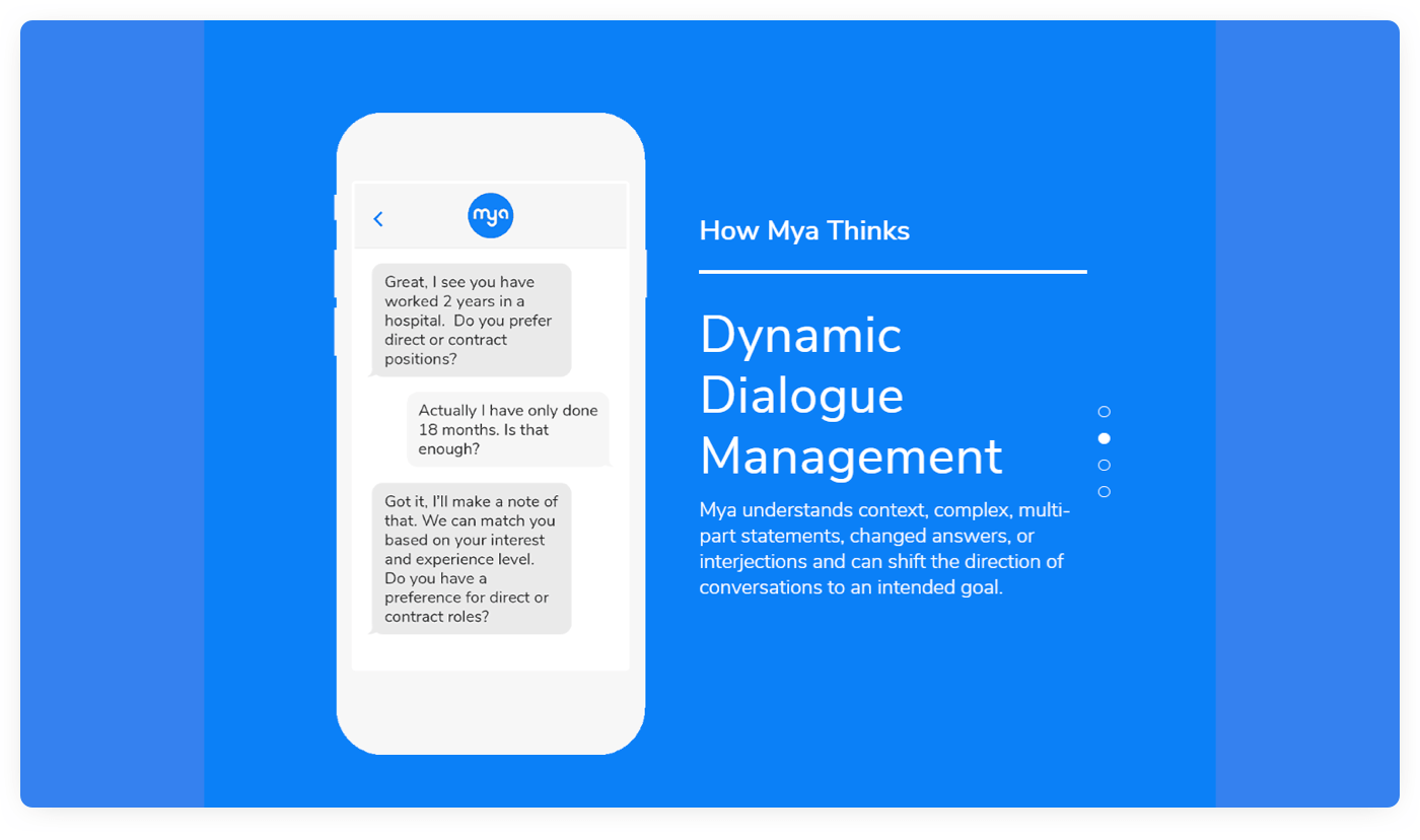An example of NLP chatbots.